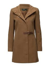 Load image into Gallery viewer, Buckle Wool Coat